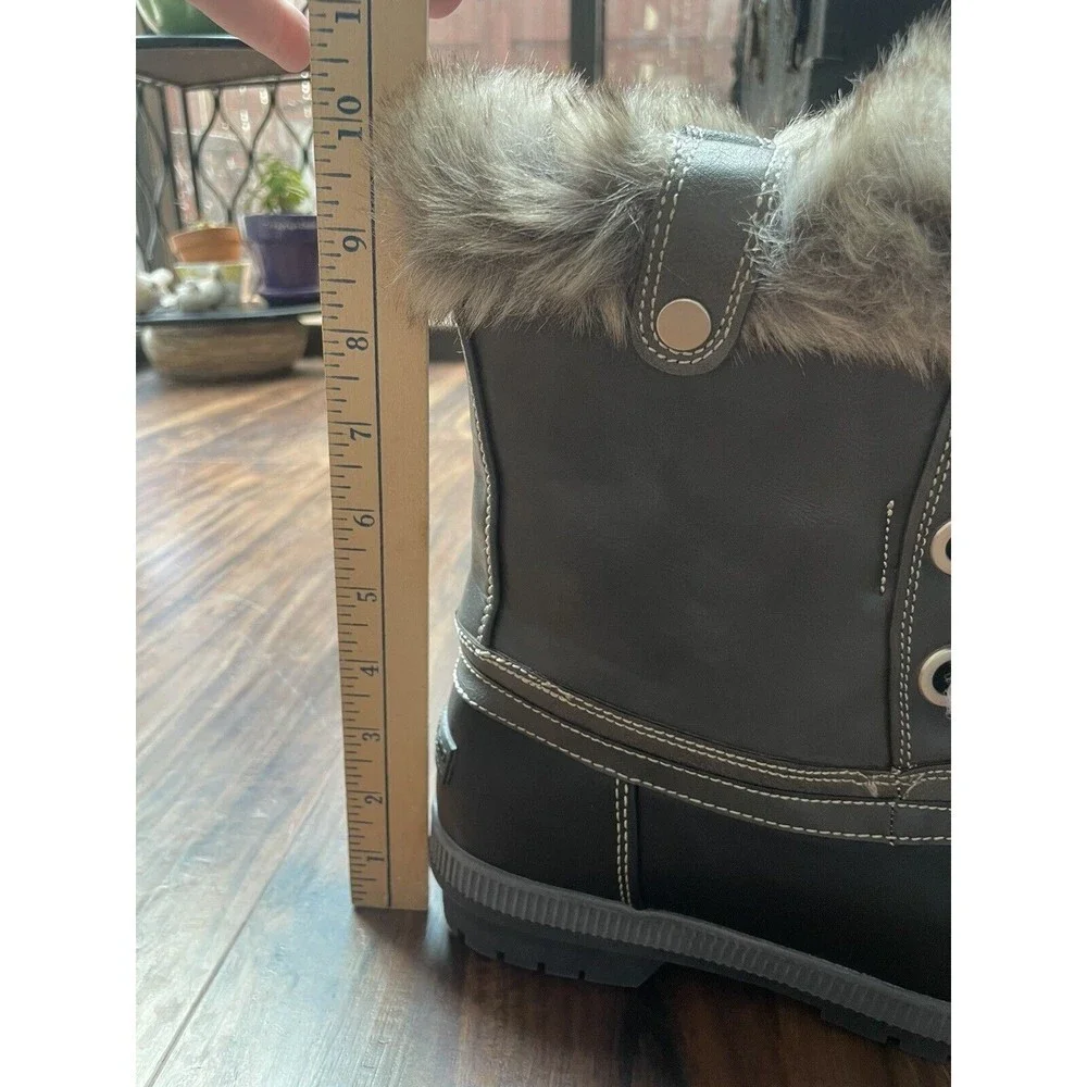 London Fog Women's Milly Cold Weather Snow Winter Boots 11 M